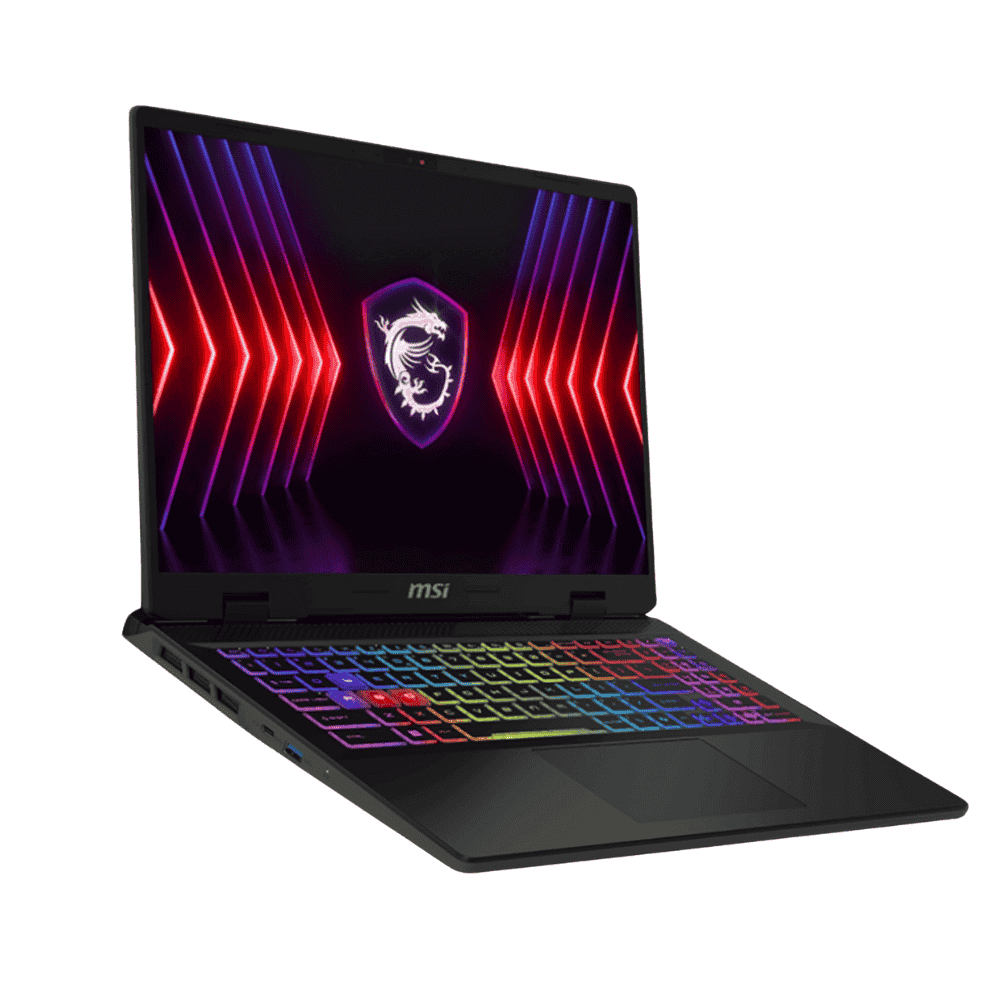 MSI Sword 16 HX B14VFKG Core i7-14650HX 16GB RAM 1TB SSD RTX 4060 8GB 16″ FHD+ 144Hz Gaming Laptop